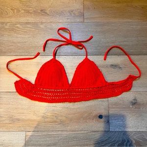 Xhilaration top red bikini